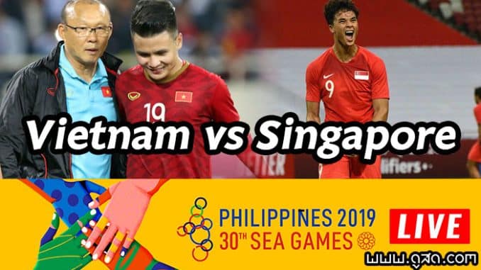เวียดนาม พบ สิงคโปร์ บอลซีเกมส์ 2019 live vietnam-vs-singapore-sea-games-2019